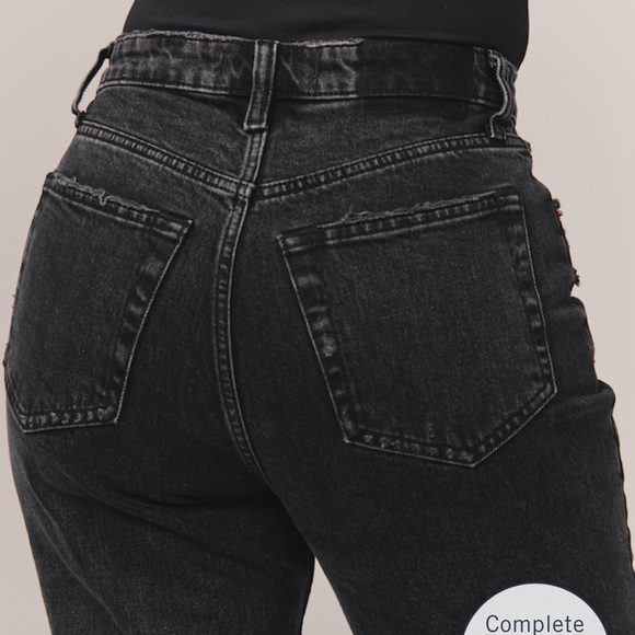 Abercrombie Curve Love Dad Jean | Abercrombie & Fitch The Dad High Rise Jeans - Picture 8 of 9